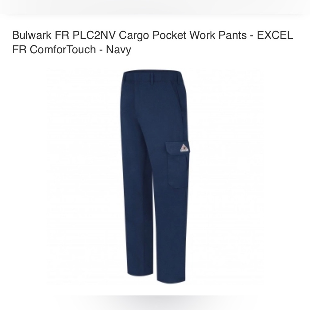Bulwark FR Flame Resistant PLC2NV2 CARGO Pants